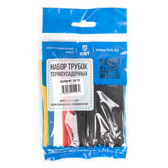 Изображение товара Трубка термоусадочная КВТ Колорит ТНТ нг 20/10 мм 100 мм 6 цветов (20 шт.)