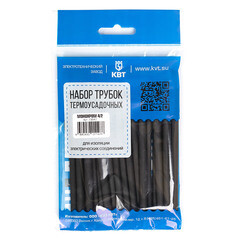 Изображение товара Трубка термоусадочная КВТ Монохром ТНТ нг 4/2 мм 100 мм черная (20 шт.)