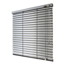 Жалюзи горизонтальные алюминиевые 70х160 см Стандарт серебро