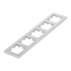 Рамка Systeme Electric AtlasDesign пятиместная алюминий (ATN000305) - фото 5