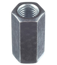 Гайка соединительная оцинкованная М20 х60 мм DIN 6334 (1 шт.)