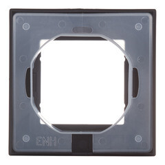 Рамка Systeme Electric AtlasDesign Aqua одноместная карбон (ATN441001) - фото 4