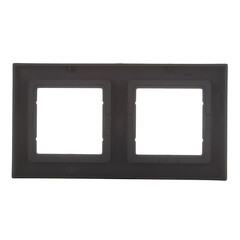 Рамка Systeme Electric AtlasDesign Aqua двухместная карбон (ATN441002) - фото 5