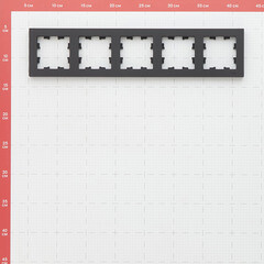 Рамка Systeme Electric AtlasDesign пятиместная карбон (ATN001005) - фото 2