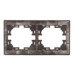 Рамка Lezard Mira двухместная черный бархат (701-4200-147) - фото 3