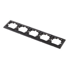 Рамка Lezard Mira пятиместная черный бархат (701-4200-150) - фото 4