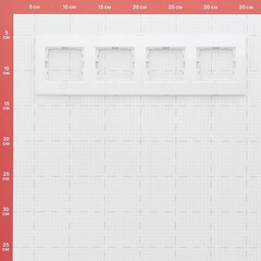 Рамка Lezard Karina четырехместная белая (707-0200-149) - фото 2