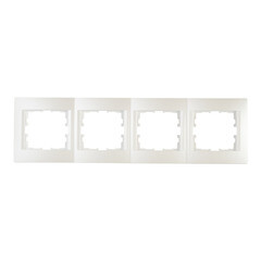 Изображение товара Рамка Lezard Karina четырехместная жемчужно-белая (707-3000-149)