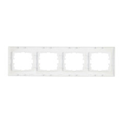 Рамка Lezard Karina четырехместная жемчужно-белая (707-3000-149) - фото 3
