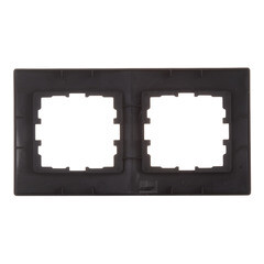 Рамка Lezard Karina двухместная черный бархат (707-4200-147) - фото 3