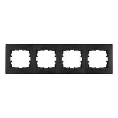 Изображение товара Рамка Lezard Karina четырехместная черный бархат (707-4200-149)