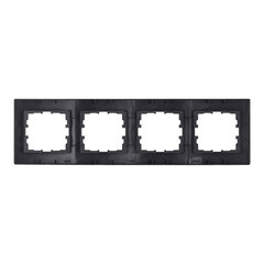 Рамка Lezard Karina четырехместная черный бархат (707-4200-149) - фото 2