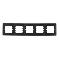 Изображение товара Рамка Lezard Karina пятиместная черный бархат (707-4200-150)