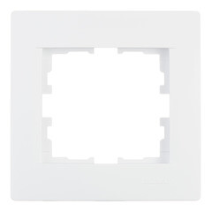 Рамка Lezard Karina одноместная белая (707-0200-146) - фото 1