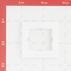 Рамка Lezard Karina одноместная белая (707-0200-146) - фото 3
