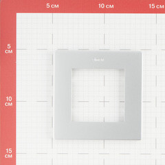 Рамка Simon 24 Harmonie одноместная алюминий (2400610-033) - фото 4