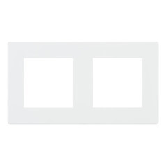 Рамка Simon 24 Harmonie двухместная белая (2400620-030) - фото 1