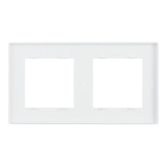 Рамка Simon 24 Harmonie двухместная белая (2400620-030) - фото 4