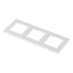 Рамка Simon 24 Harmonie трехместная белая (2400630-030) - фото 4