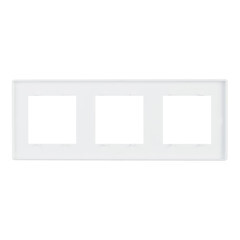 Рамка Simon 24 Harmonie трехместная белая (2400630-030) - фото 3