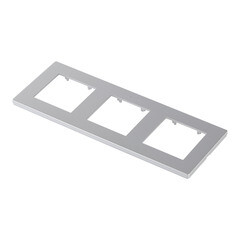 Рамка Simon 24 Harmonie трехместная алюминий (2400630-033) - фото 4