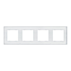 Рамка Simon 24 Harmonie четырехместная алюминий (2400640-033) - фото 3