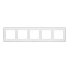 Рамка Simon 24 Harmonie пятиместная алюминий (2400650-033) - фото 4