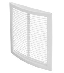Решетка вентиляционная пластиковая приточно-вытяжная Era РЦ 180х250 мм с сеткой белая - фото 3