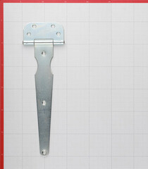 Петля ПС-250 стрела универсальная неразъемная 120х40 мм цинк - фото 4