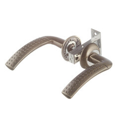 Комплект фурнитуры для двери Corsa Deco Rowan с защелкой и петлями круглая розетка античная бронза - фото 4