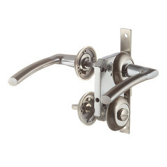 Комплект фурнитуры для двери Corsa Deco Maple с замком петлями и фиксатором круглая розетка матовый никель - фото 4