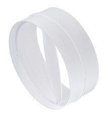 Изображение товара Соединитель для круглых воздуховодов ERA с обратным клапаном пластиковый d160 мм