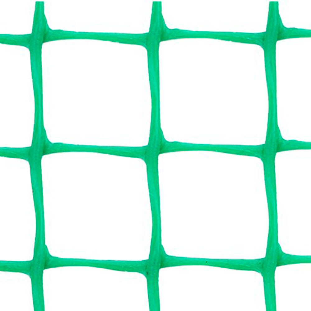 Сетка пластиковая заборная 1х20 м зеленая ячейка 20х20 мм