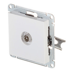 Розетка телевизионная Systeme Electric AtlasDesign встраиваемая белая (ATN000193) - фото 3