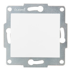Изображение товара Выключатель Lezard Karina одноклавишный встраиваемый белый (707-0288-100)