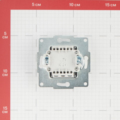 Выключатель Lezard Karina двухклавишный встраиваемый белый (707-0288-101) - фото 2