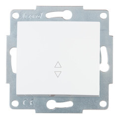 Изображение товара Переключатель Lezard Karina одноклавишный встраиваемый белый (707-0288-105)