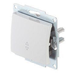 Переключатель Lezard Karina одноклавишный встраиваемый белый (707-0288-105) - фото 4