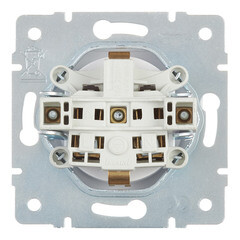 Розетка Lezard Karina встраиваемая белая со шторками (707-0288-124B) - фото 5