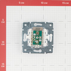 Розетка телевизионная Lezard Karina встраиваемая белая (707-0288-130) - фото 2