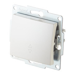 Переключатель Lezard Karina одноклавишный встраиваемый жемчужно-белый (707-3088-105) - фото 4