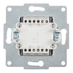 Переключатель Lezard Karina одноклавишный встраиваемый жемчужно-белый (707-3088-105) - фото 2