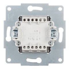 Выключатель Lezard Karina трехклавишный встраиваемый жемчужно-белый (707-3088-109) - фото 3