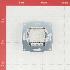 Выключатель Lezard Karina трехклавишный встраиваемый жемчужно-белый (707-3088-109) - фото 2