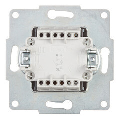 Выключатель Lezard Karina одноклавишный встраиваемый жемчужно-белый с подсветкой (707-3088-111) - фото 2