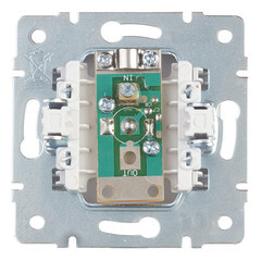 Розетка телевизионная Lezard Karina встраиваемая жемчужно-белая (707-3088-130) - фото 3