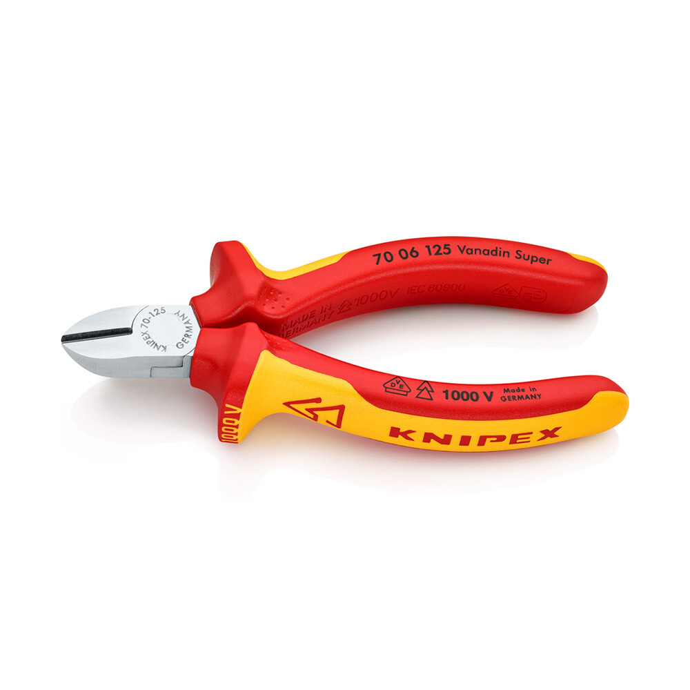 Изображение товара Кусачки боковые Knipex 135 мм для электроработ с изоляцией, Германия