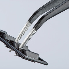 Пинцет изогнутый 155 мм Knipex (KN-923437) - фото 3