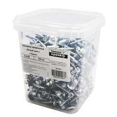 Саморезы кровельные с буром 38х5,5 мм металл-металл оцинкованные (250 шт.) - фото 4