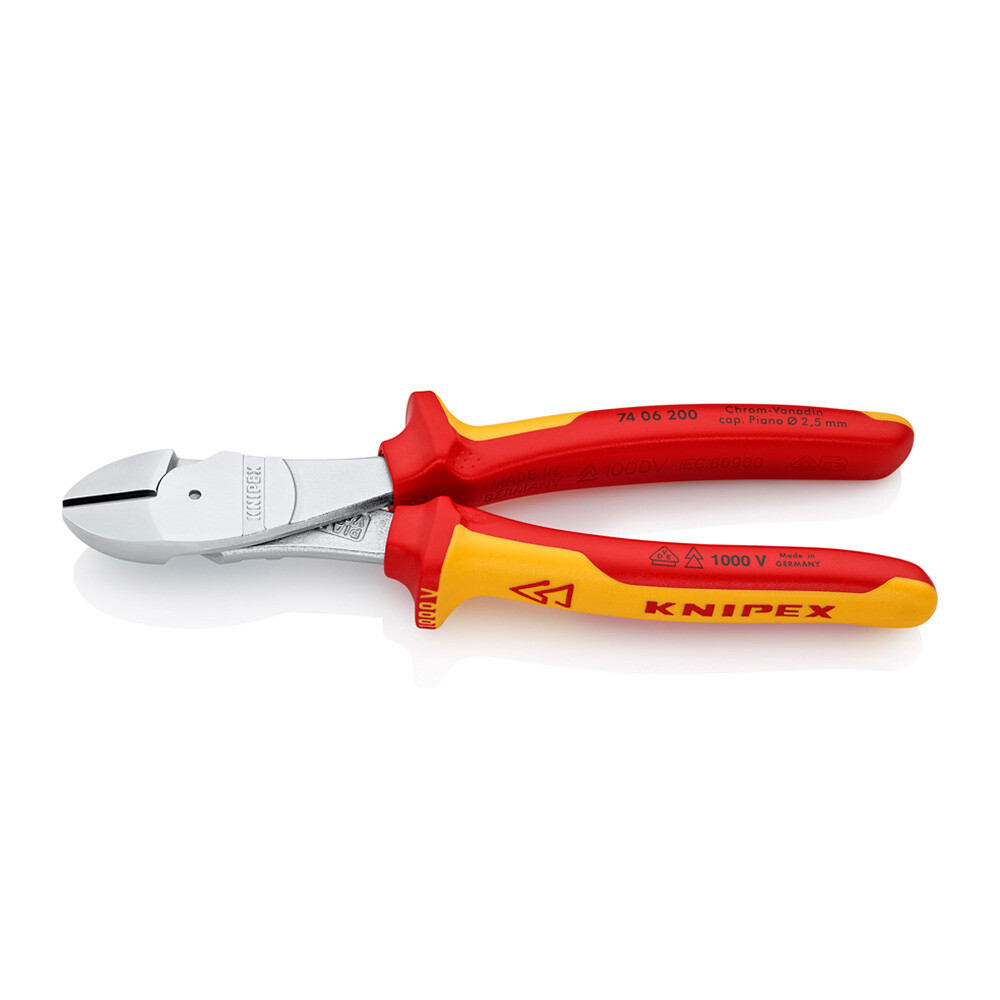 Изображение товара Кусачки боковые диэлектрические Knipex 210 мм для проволоки Germany